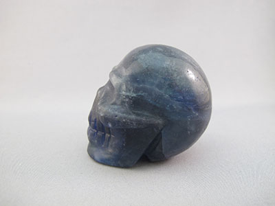 Green Fluorite Crystal Skull